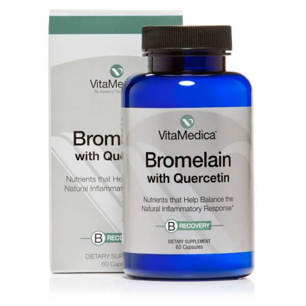 Bromelain with Quercetin Bottle
