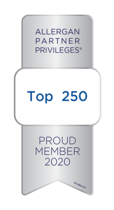 Top 250 allergan badge